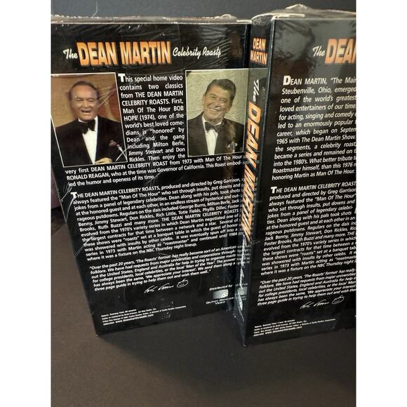 New The Dean Martin Celebrity Roasts VHS Lot (5 Tapes) – Greg Garrison Presents - Picture 13 of 13